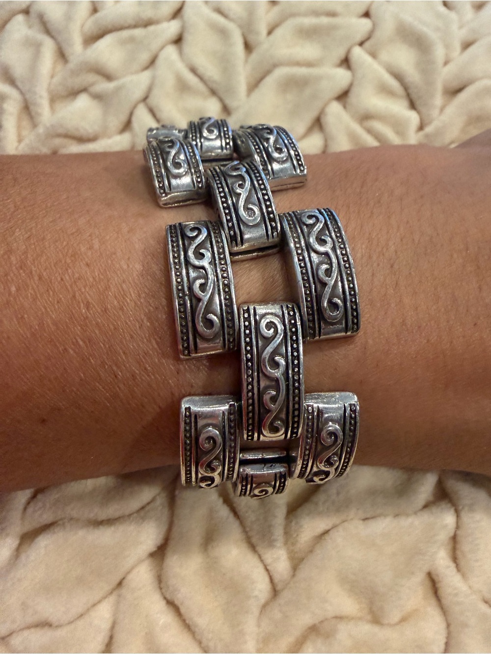 Brighton Silver Decorative Link Bracelet - Picture 5 of 14